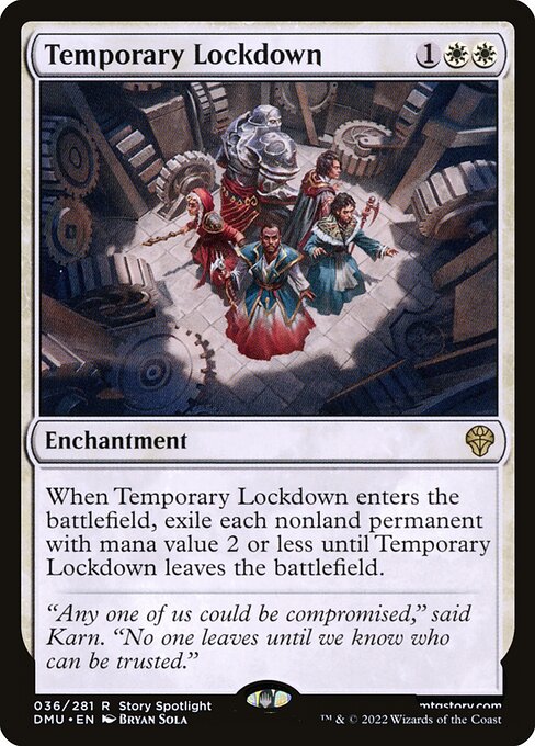 Temporary Lockdown (36) [Dominaria United]