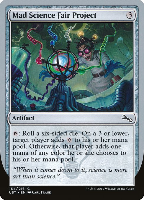 Mad Science Fair Project (154) [Unstable]
