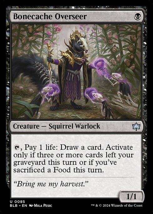 Bonecache Overseer (85) [Bloomburrow]