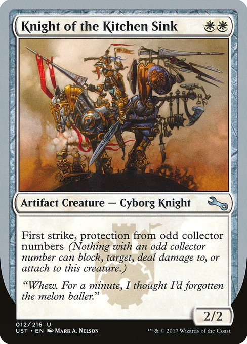 Knight of the Kitchen Sink (12d) [Unstable]