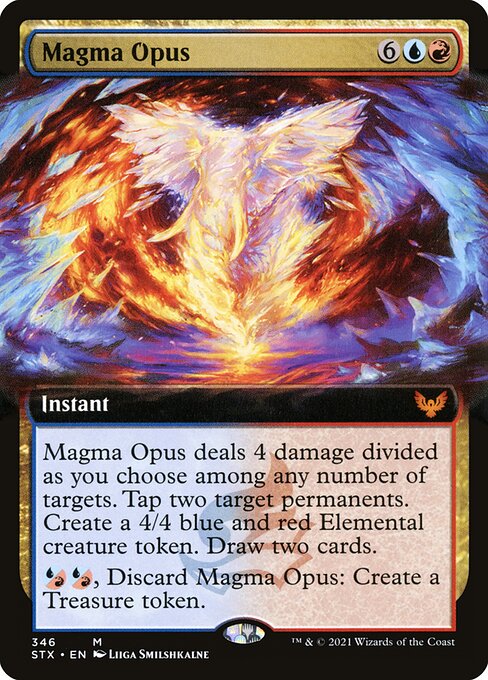 Magma Opus (346) [Strixhaven: School of Mages] [Extended Art]