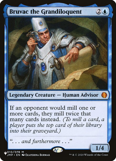 Bruvac the Grandiloquent (JMP-10) [The List]