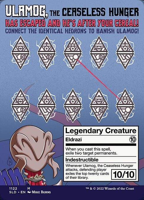 Ulamog, the Ceaseless Hunger // Ulamog, the Ceaseless Hunger (1122) [Secret Lair Drop] [Borderless] Reverse