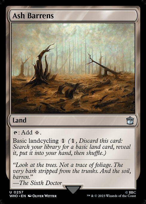 Ash Barrens (257) [Doctor Who]