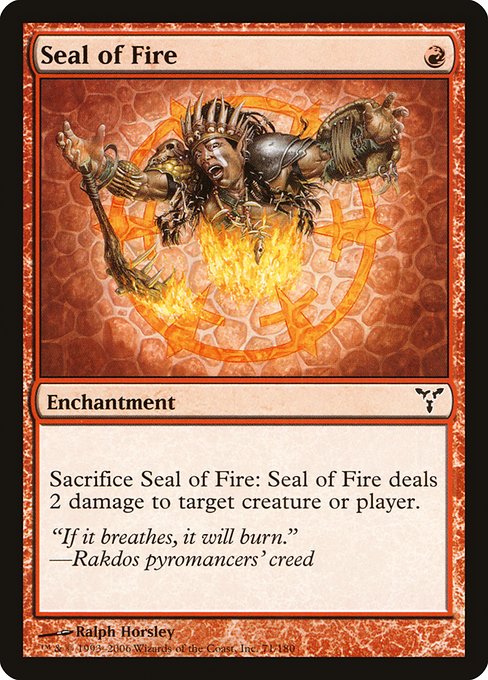Seal of Fire (71) [Dissension]