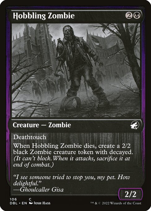 Hobbling Zombie (106) [Innistrad: Double Feature]