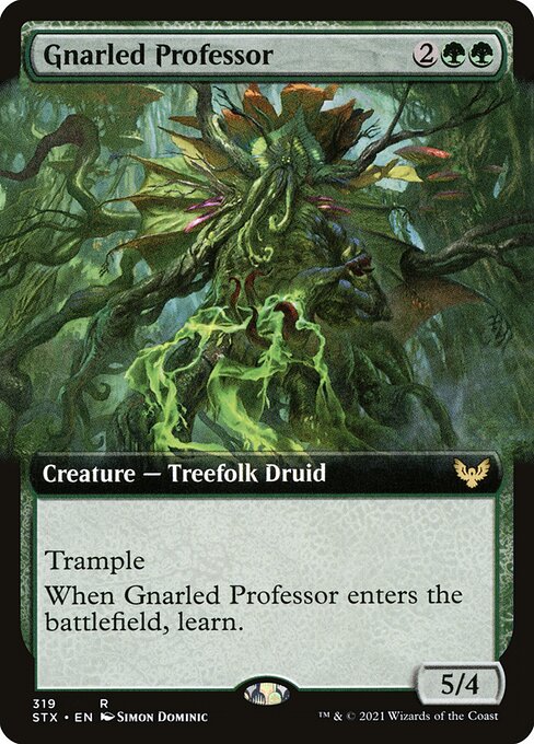 Gnarled Professor (319) [Strixhaven: School of Mages] [Extended Art]
