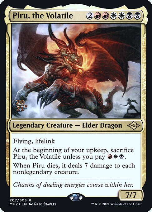 Piru, the Volatile (207s) [Modern Horizons 2 Promos]