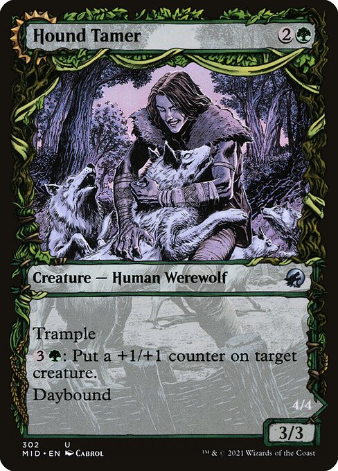 Hound Tamer // Untamed Pup (302) [Innistrad: Midnight Hunt] [Showcase]
