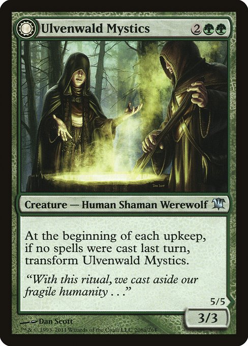Ulvenwald Mystics // Ulvenwald Primordials (208) [Innistrad]