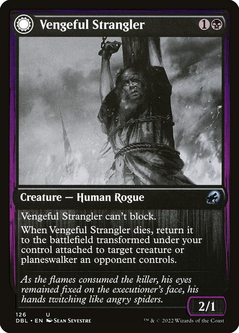 Vengeful Strangler // Strangling Grasp (126) [Innistrad: Double Feature]