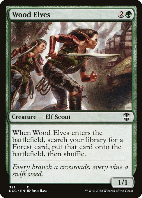 Wood Elves (321) [New Capenna Commander]