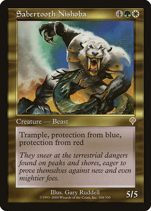 Sabertooth Nishoba (268) [Invasion]
