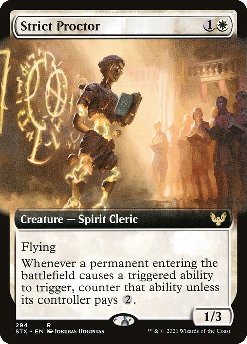 Strict Proctor (294) [Strixhaven: School of Mages] [Extended Art]