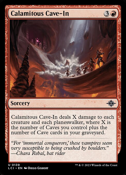 Calamitous Cave-In (139) [The Lost Caverns of Ixalan]