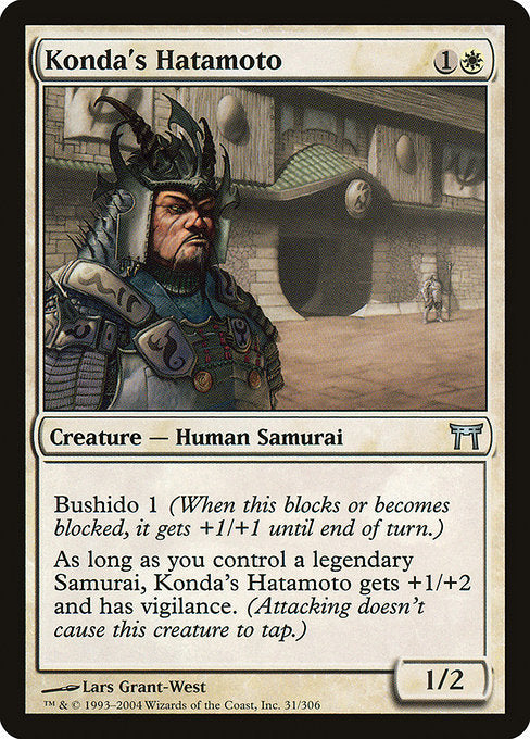 Konda's Hatamoto (31) [Champions of Kamigawa]