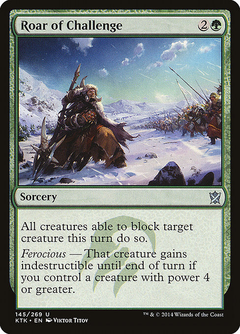 Roar of Challenge (145) [Khans of Tarkir]