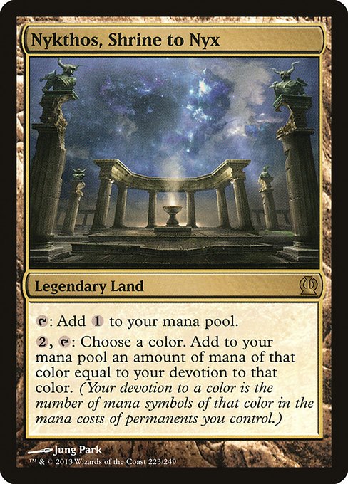 Nykthos, Shrine to Nyx (223) [Theros]
