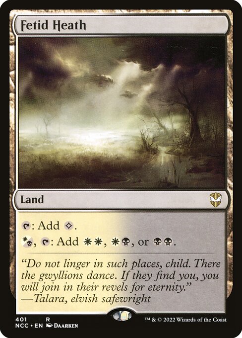 Fetid Heath (401) [New Capenna Commander]