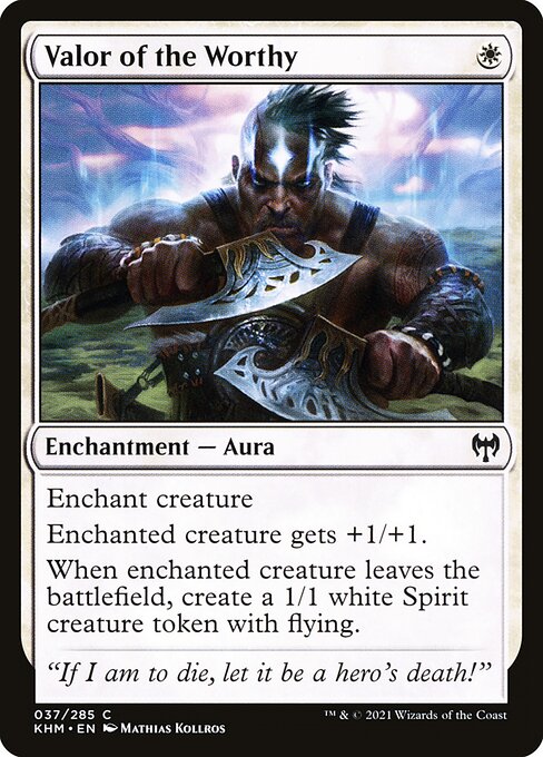 Valor of the Worthy (37) [Kaldheim]