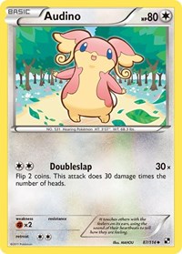 Audino (87/114) [Black and White]