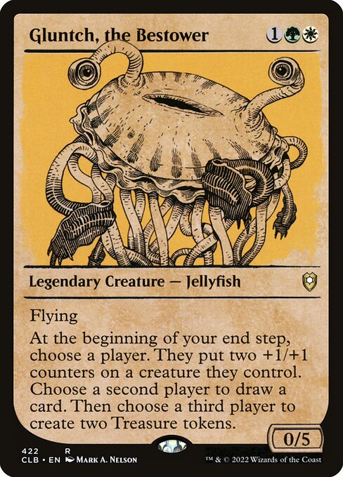 Gluntch, the Bestower (422) [Commander Legends: Battle for Baldur's Gate] [Showcase]