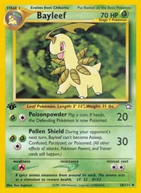 Bayleef (28) (028/111) [Neo Genesis (Unlimited)]