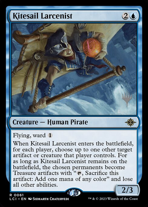 Kitesail Larcenist (61p) [The Lost Caverns of Ixalan Promos]