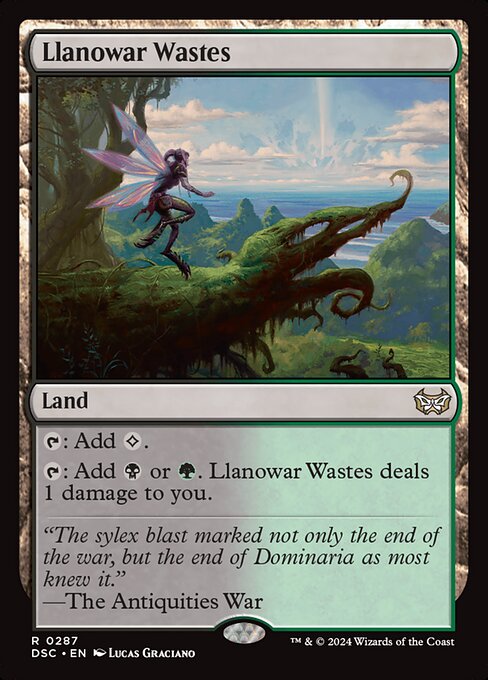 Llanowar Wastes (287) [Duskmourn: House of Horror Commander]