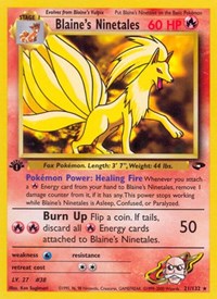 Blaine's Ninetales (021/132) [Gym Challenge (Unlimited)]