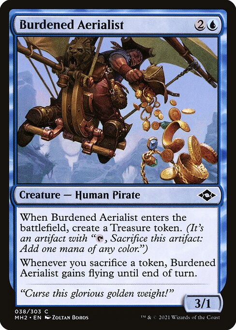 Burdened Aerialist (38) [Modern Horizons 2]