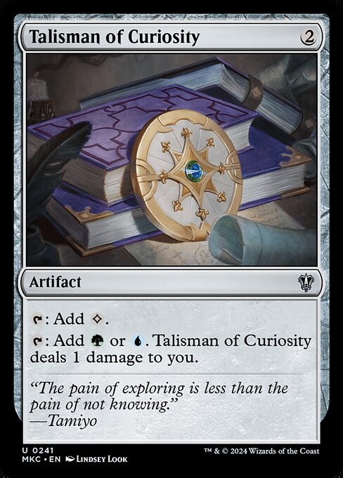 Talisman of Curiosity (241) [Murders at Karlov Manor Commander]