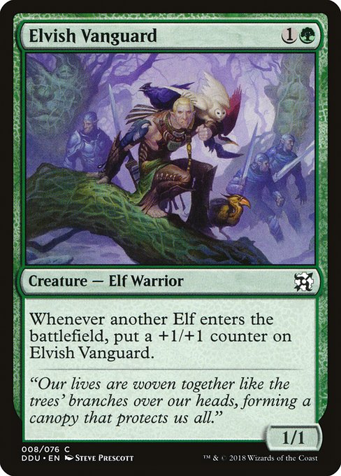 Elvish Vanguard (8) [Duel Decks: Elves vs. Inventors]