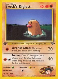 Brock's Diglett (067/132) [Gym Challenge]