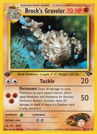 Brock's Graveler (034/132) [Gym Challenge (Unlimited)]