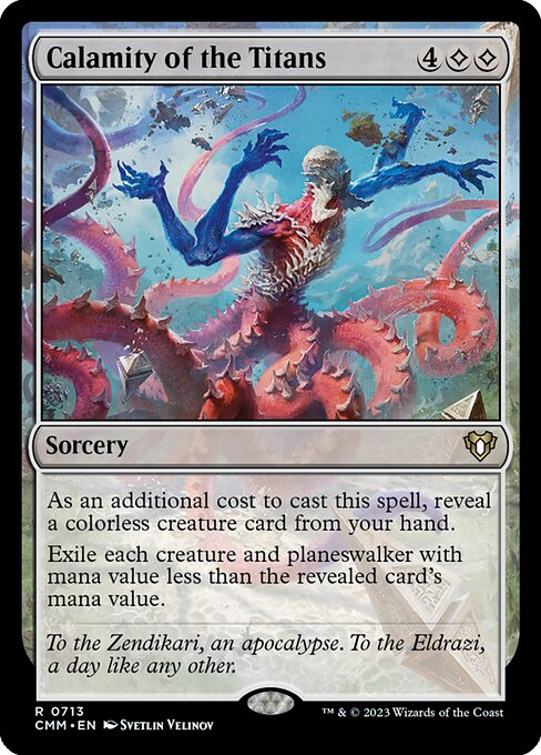 Calamity of the Titans (713) [Commander Masters]