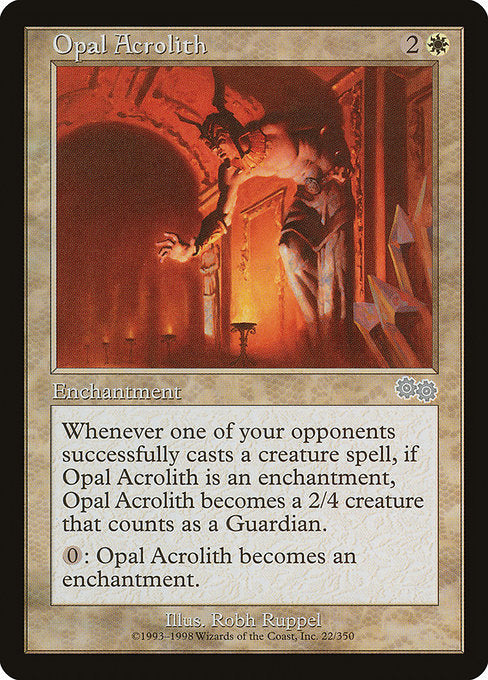 Opal Acrolith (22) [Urza's Saga]