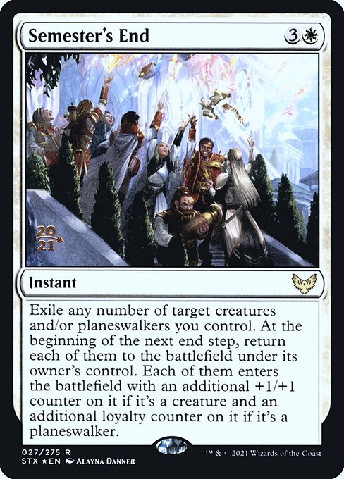 Semester's End (27s) [Strixhaven: School of Mages Promos]