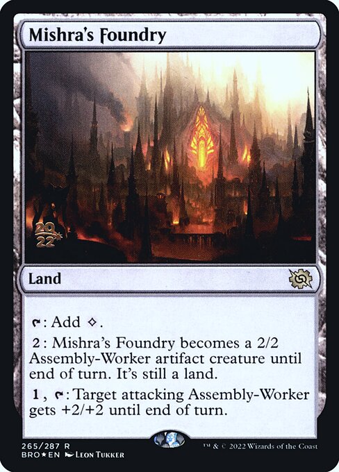 Mishra's Foundry (265s) [The Brothers' War Promos]