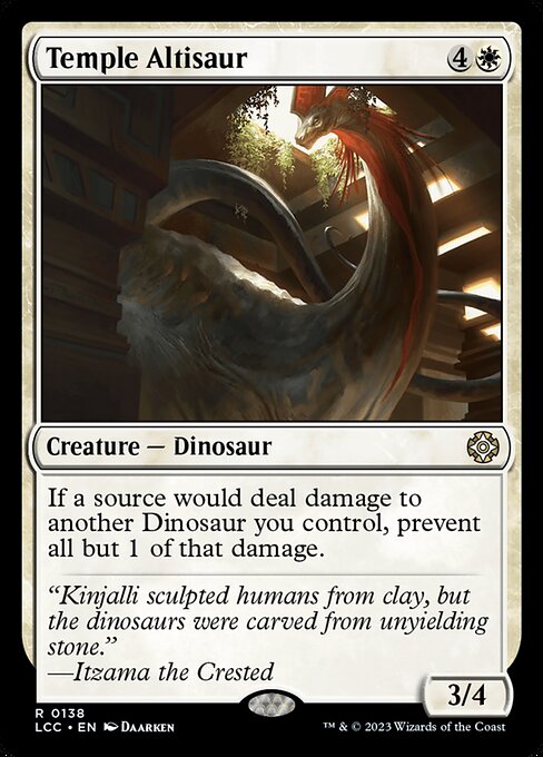 Temple Altisaur (138) [The Lost Caverns of Ixalan Commander]