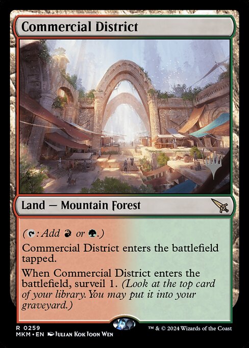 Commercial District (259p) [Murders at Karlov Manor Promos]
