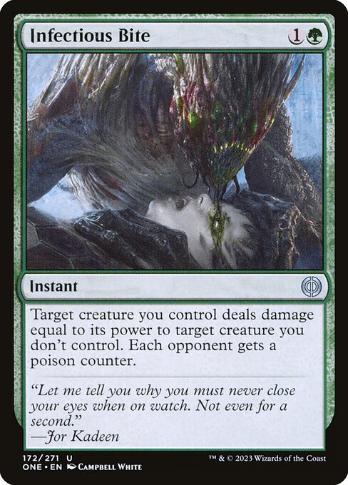 Infectious Bite (172) [Phyrexia: All Will Be One]