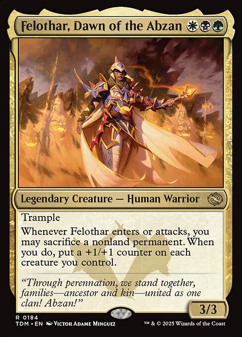 Felothar, Dawn of the Abzan (184) [Tarkir: Dragonstorm]