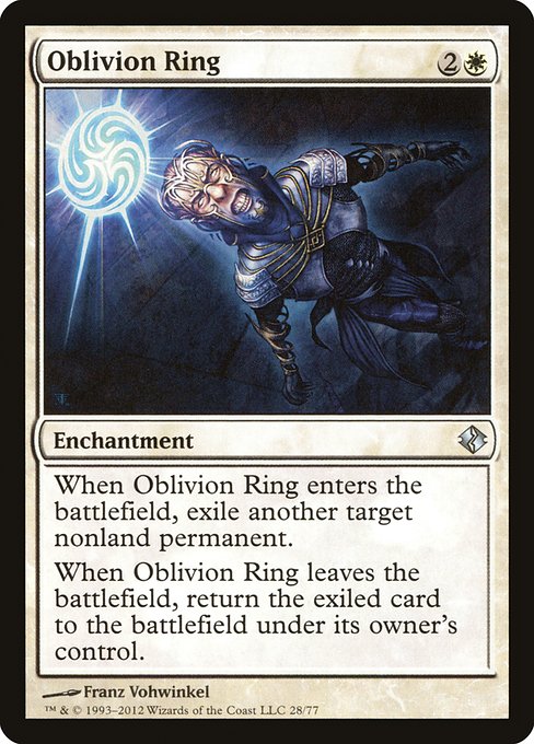 Oblivion Ring (28) [Duel Decks: Venser vs. Koth]