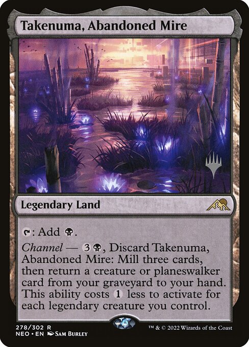 Takenuma, Abandoned Mire (278p) [Kamigawa: Neon Dynasty Promos]
