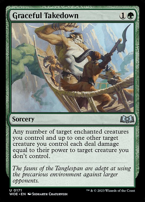 Graceful Takedown (171) [Wilds of Eldraine]