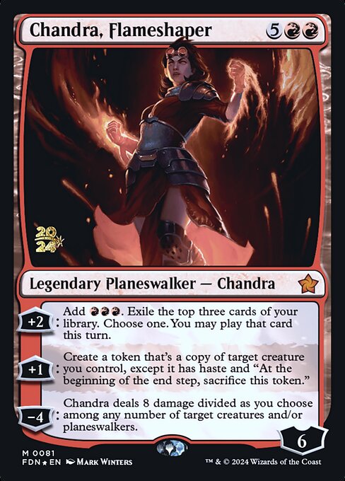 Chandra, Flameshaper (81s) [Foundations Promos]