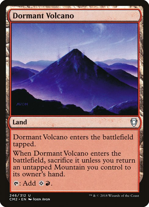 Dormant Volcano (246) [Commander Anthology Volume II]