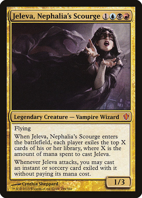 Jeleva, Nephalia's Scourge (194) [Commander 2013]