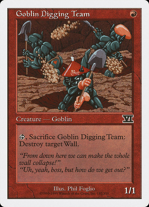 Goblin Digging Team (182) [Classic Sixth Edition]